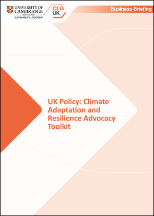 CLG UK's Climate Adaptation and Resilience advocacy toolkit