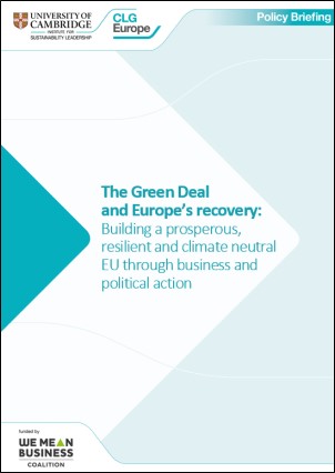 Green Deal EU recovery