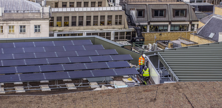 Installing solar panels