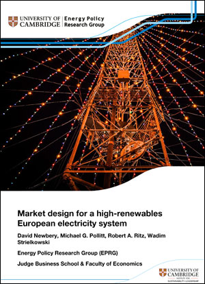 Market design for a high-renewables European electricity system