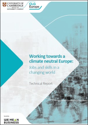 Technical report Working towards a climate neutral Europe