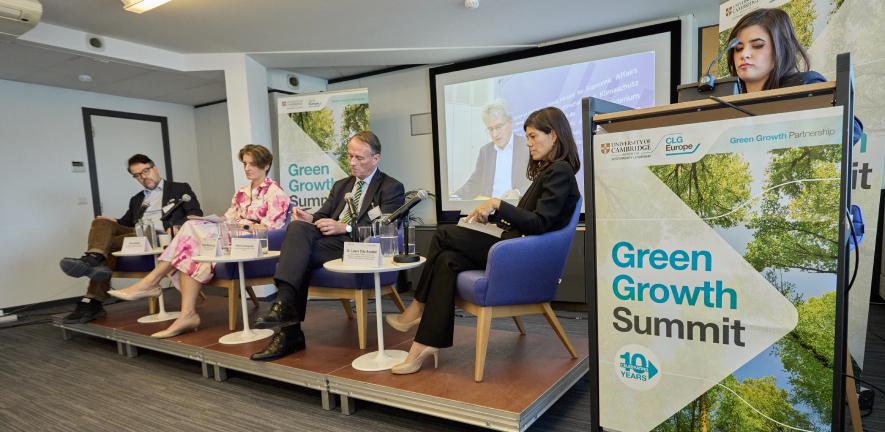 Speakers at the Green Growth Summit 2023